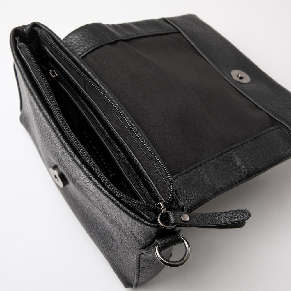 Cartera Cruzada Navarra Negra Humana-2