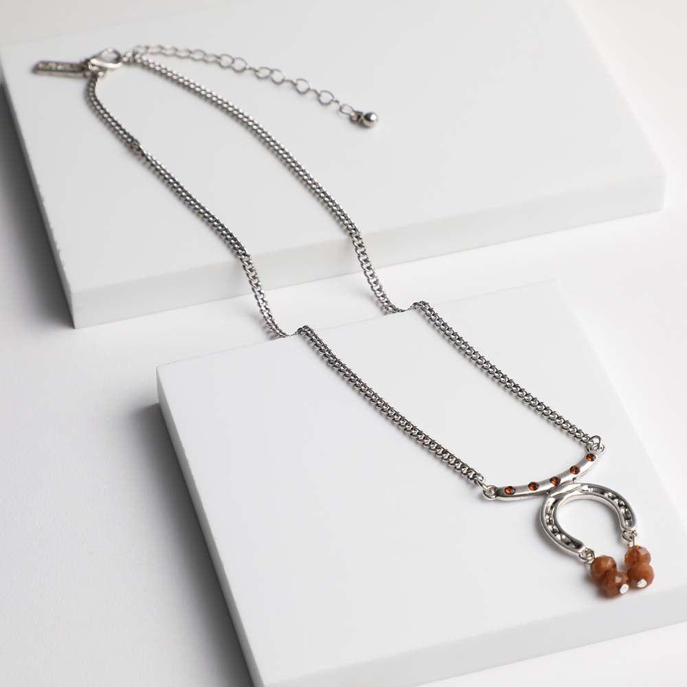 Collar Corto Naranjo Herradura Humana-0