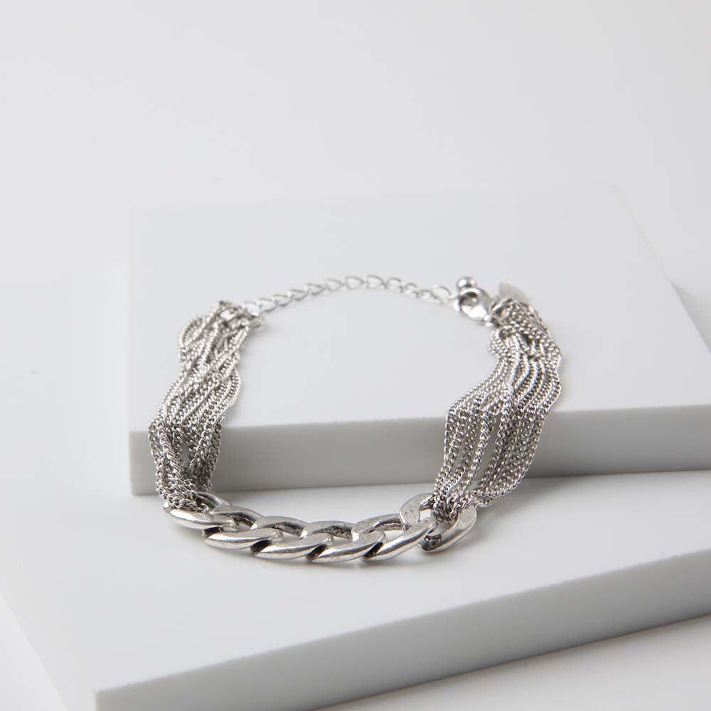 Pulsera Blanda Patti Plateado Humana-0