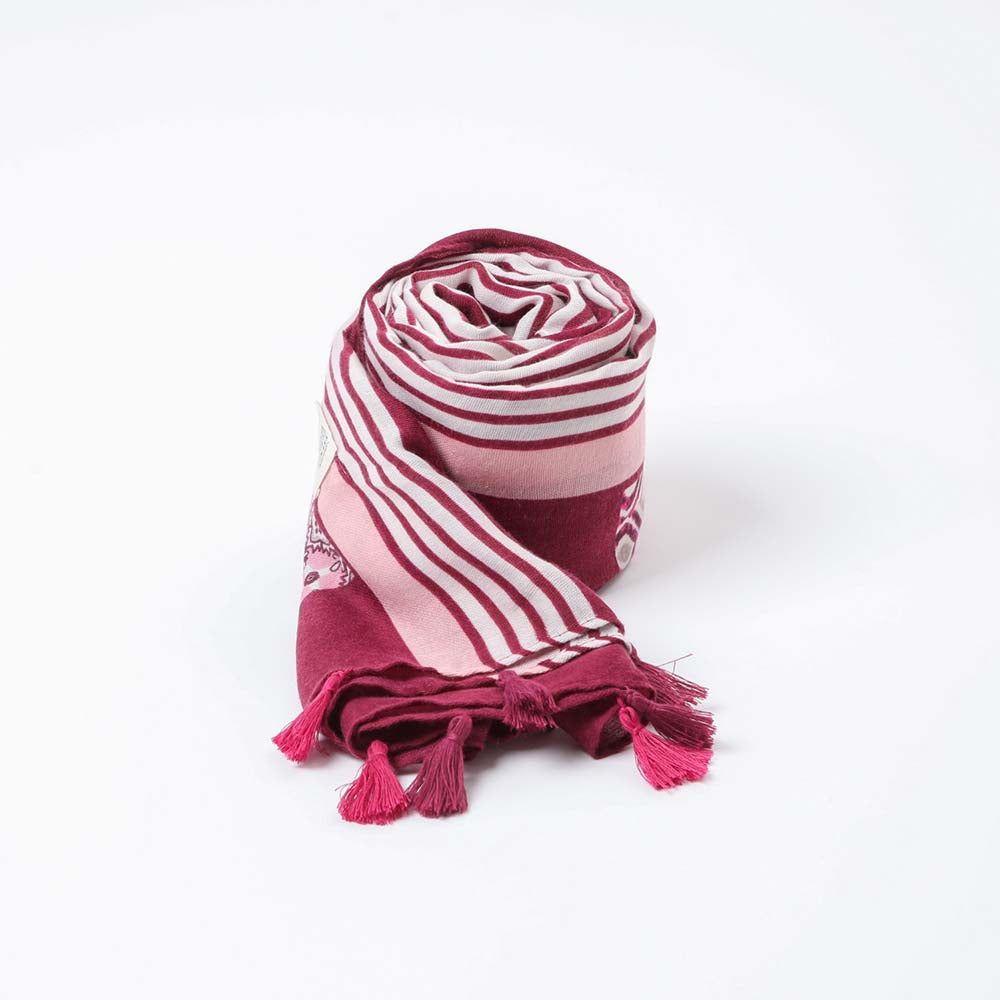 Pañuelo Estampado Tarragona Rosada Humana-0