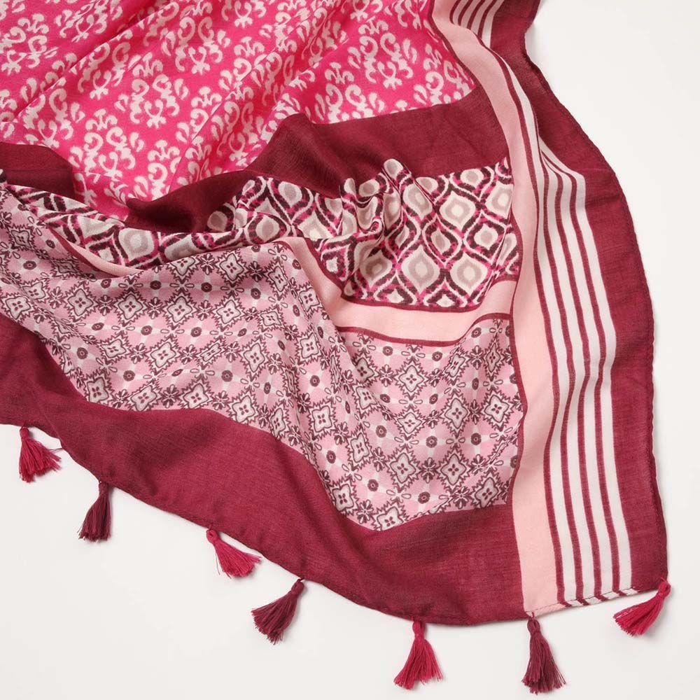 Pañuelo Estampado Tarragona Rosada Humana-1