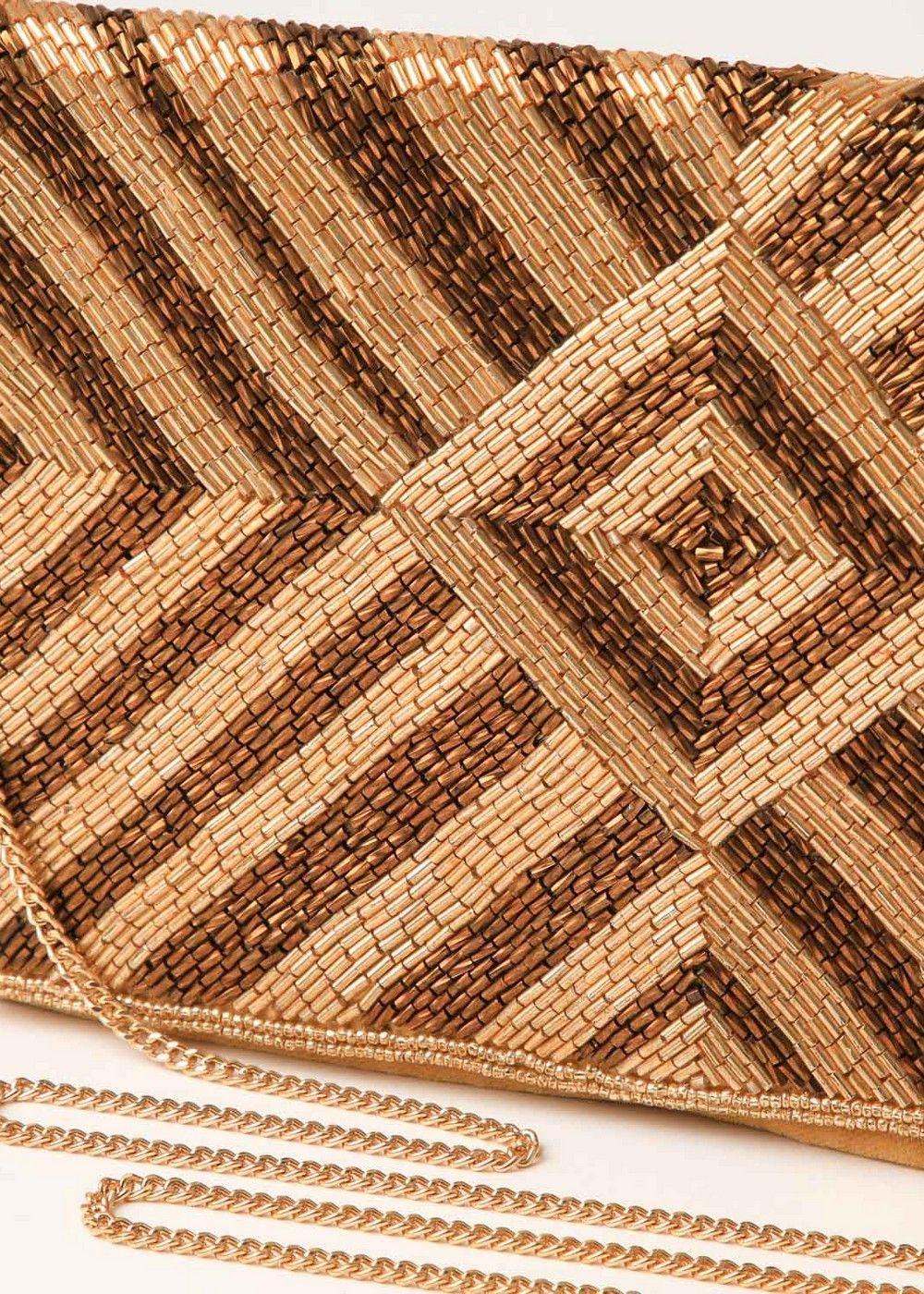 Cartera Clutch Ema Beige Humana-2