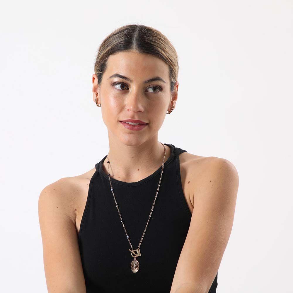 Aros Pegado Protea Dorado Humana-1