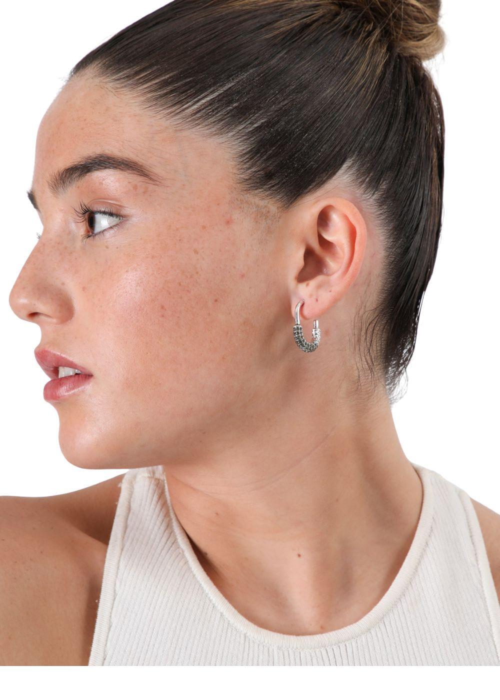 Argollas Ampi Plateado ID-1
