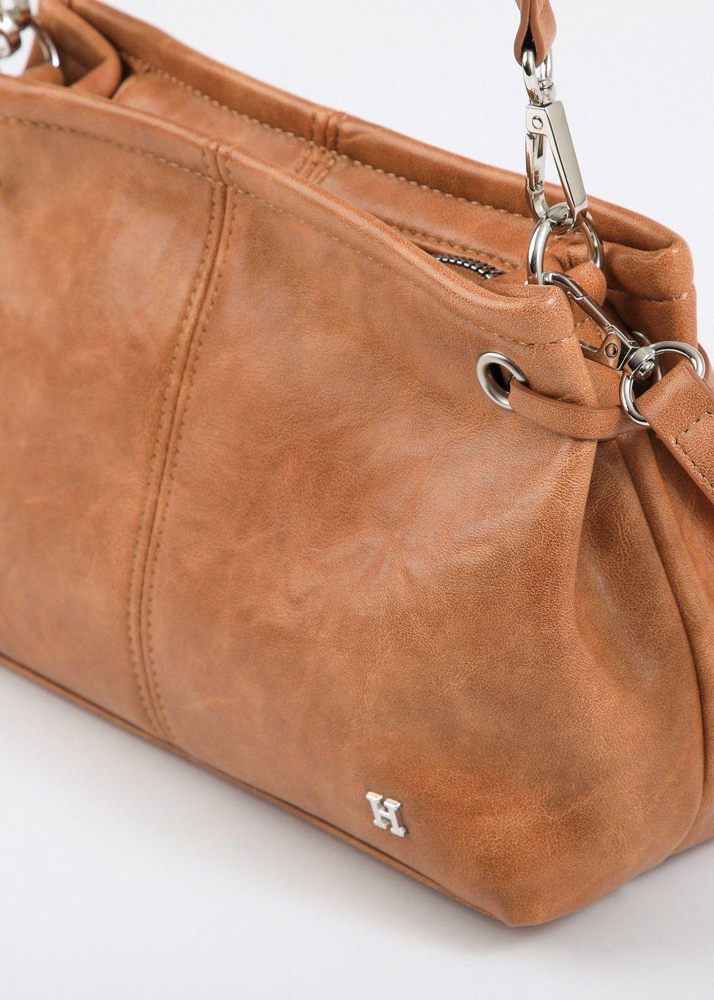 Cartera Cruzada Jane Camel Humana-2