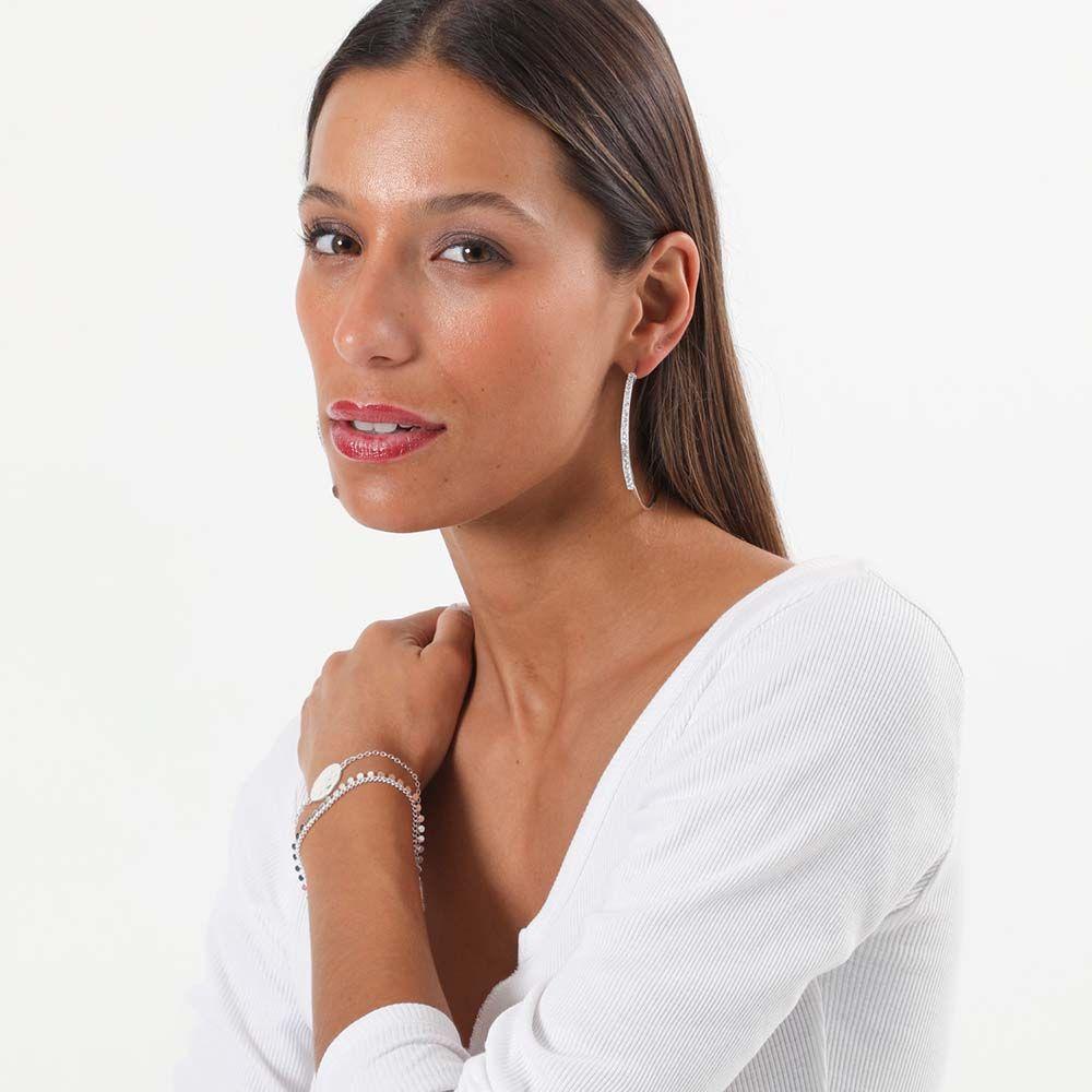 Set Pulseras Plateadas Essential Coins Humana-1