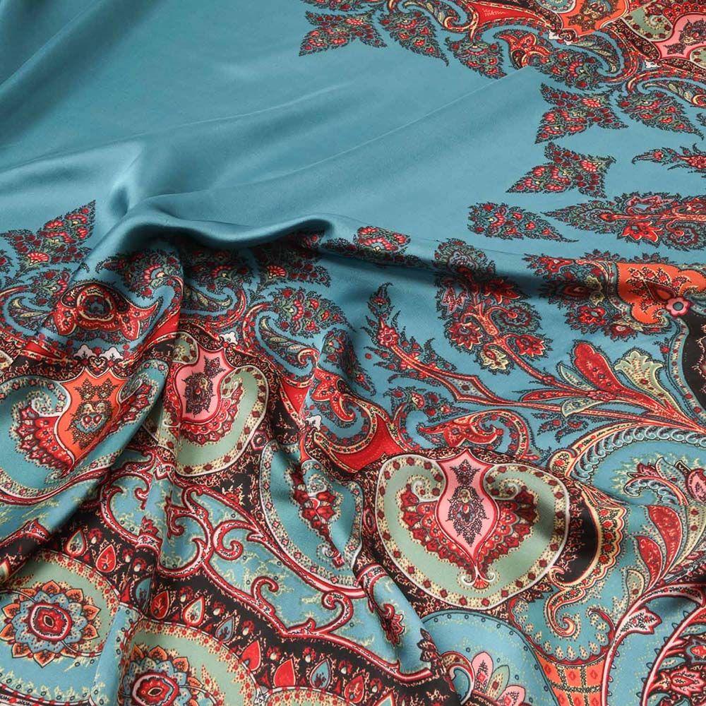 Pañuelo Estampado Cunit Verde Humana-1