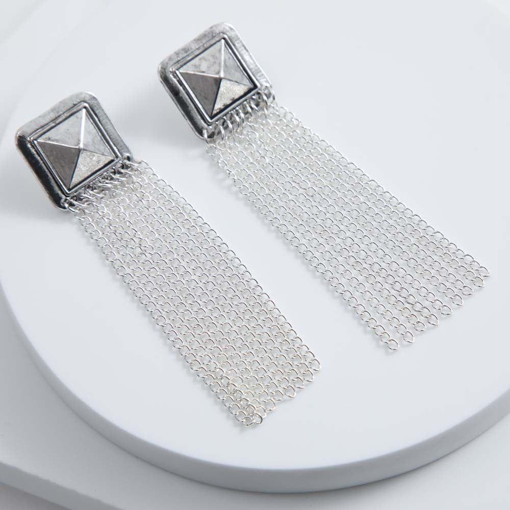 Aros Largo Janis Plateado i-D-0