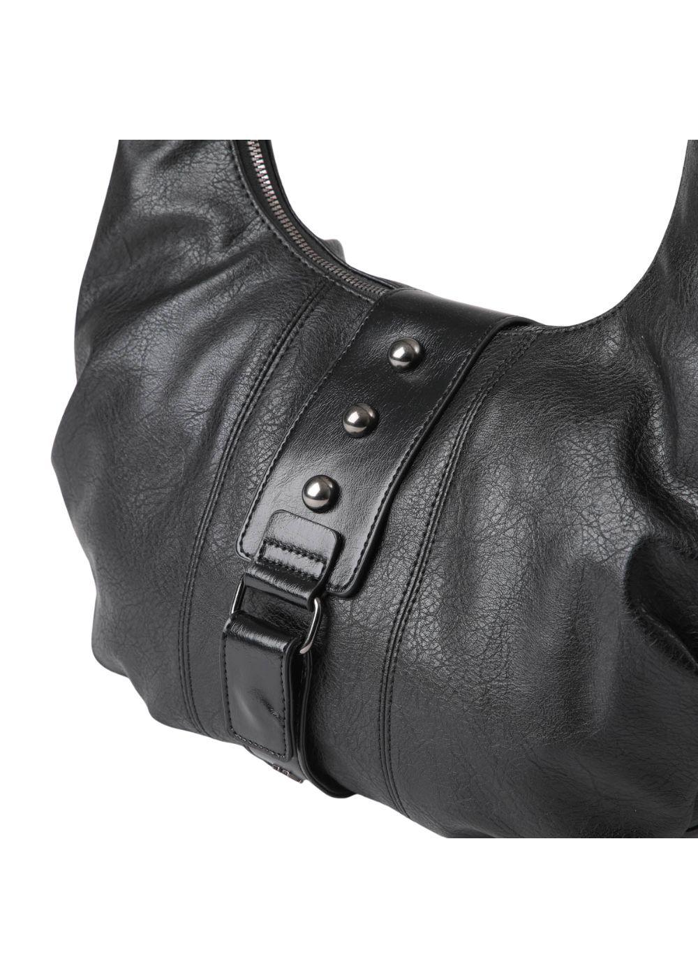 Cartera Hombro Cissy Ecocuero Negro Humana-3