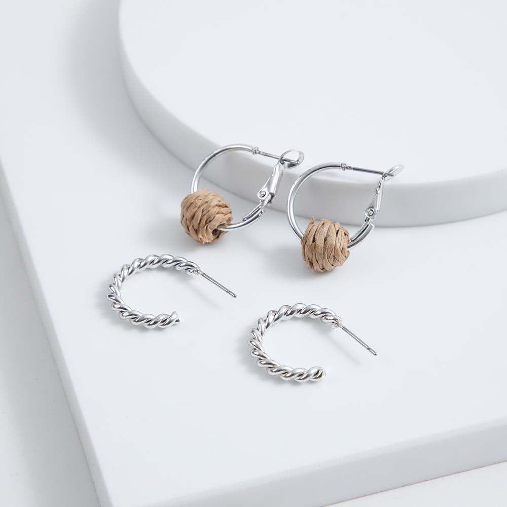 Set Aros Amarilis Beige Humana-0