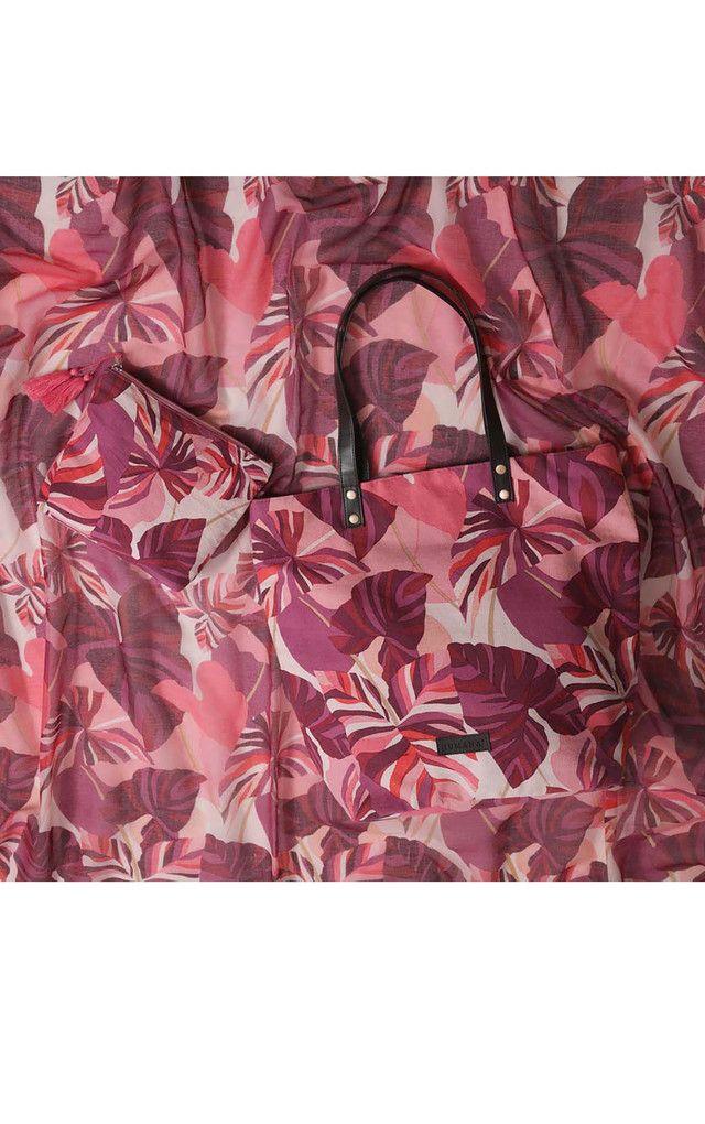 Set Playa Floral Rosado Humana-1