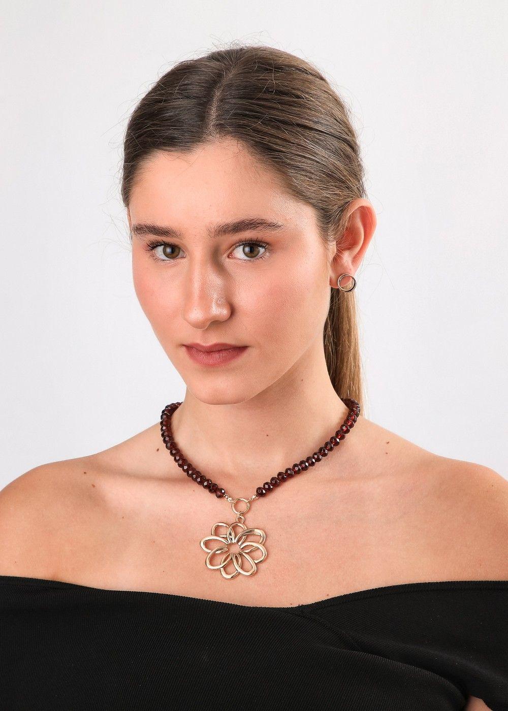 Collar Corto Roca Dorado Humana-1