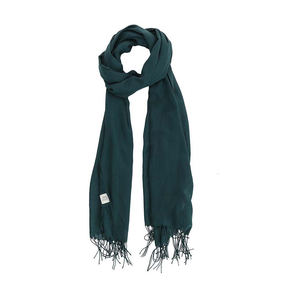 Pañuelo Liso Blue Mediterraneo Verde Humana-0