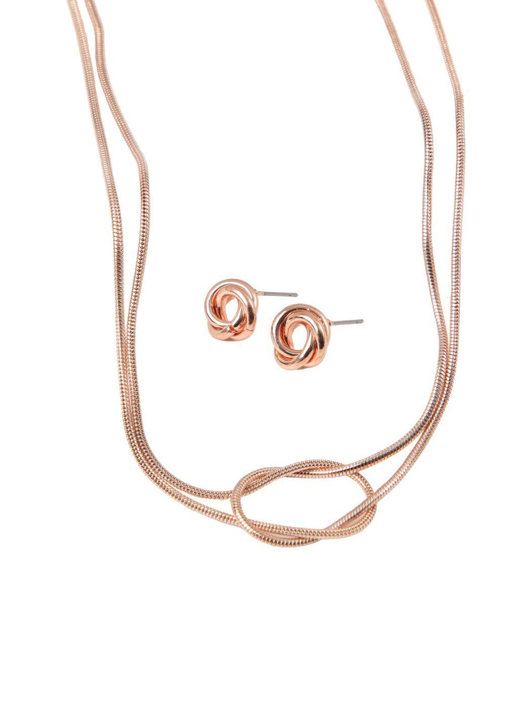 Collar Set Metal Power 6 Dorado i-D-0