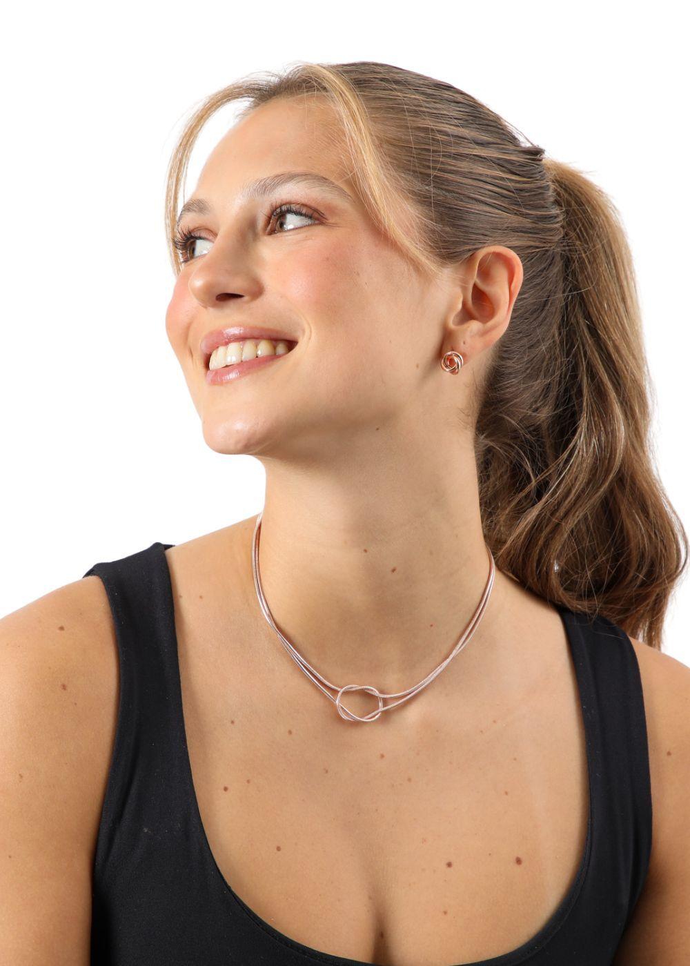 Collar Set Metal Power 6 Dorado i-D-1