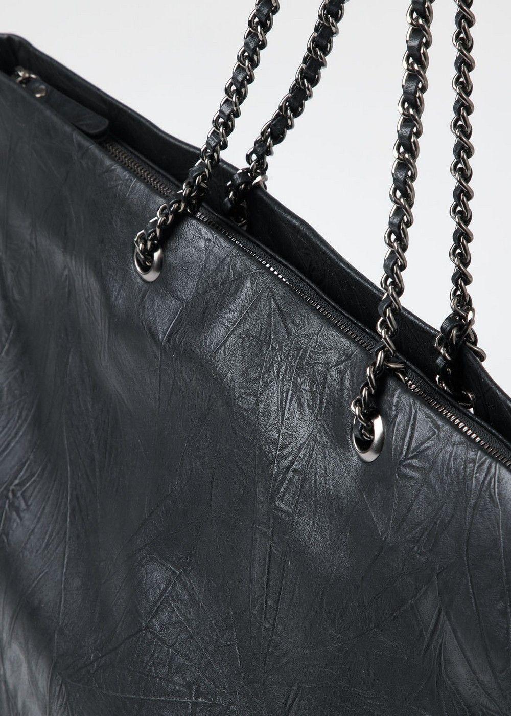 Cartera Tote Ava Negro Humana-3