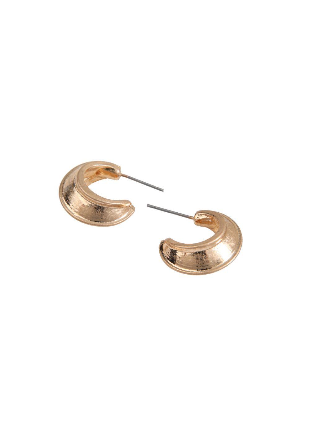 Aros Argolla Clip Dorado Humana-0