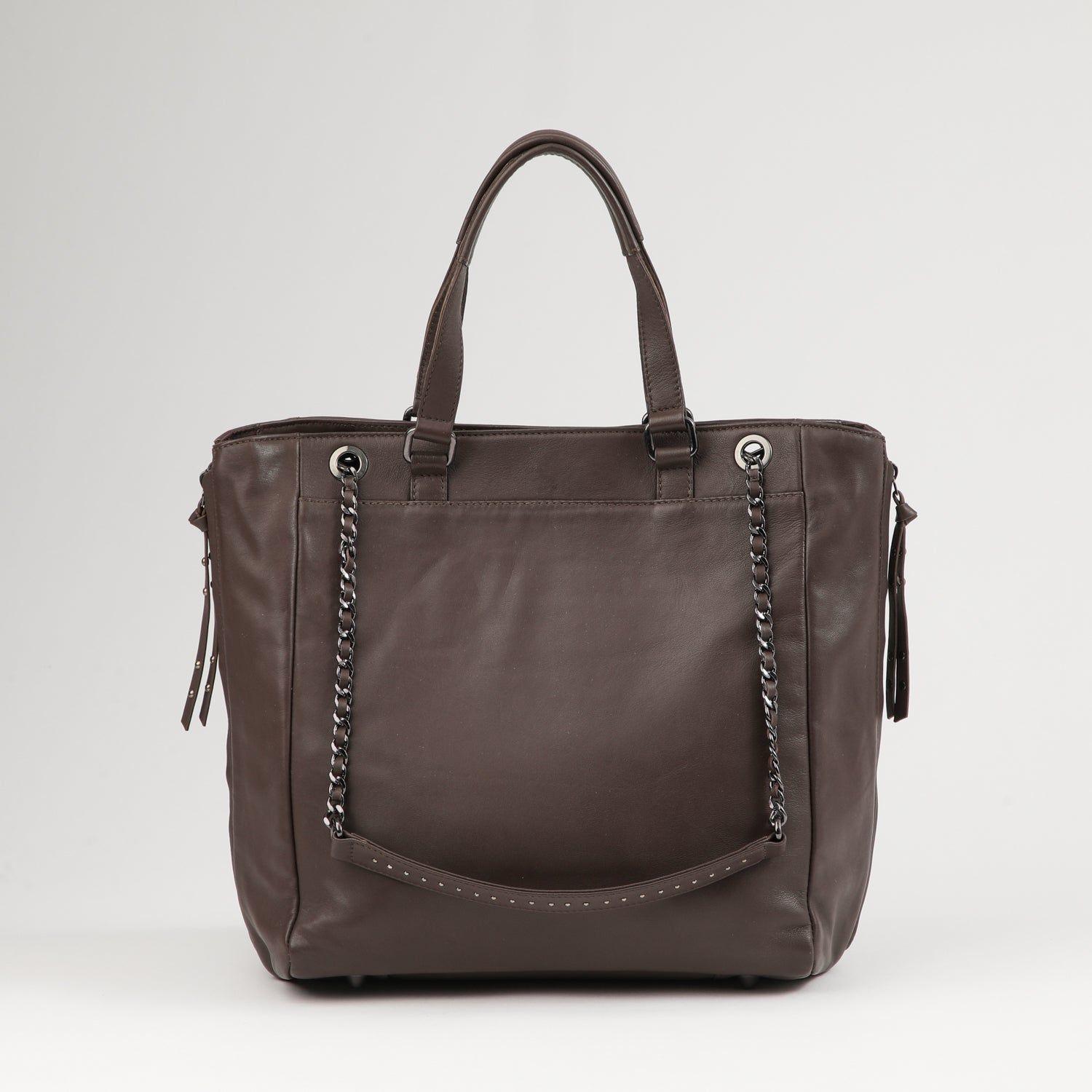 Cartera Cuero Hombro Praga Brown-4