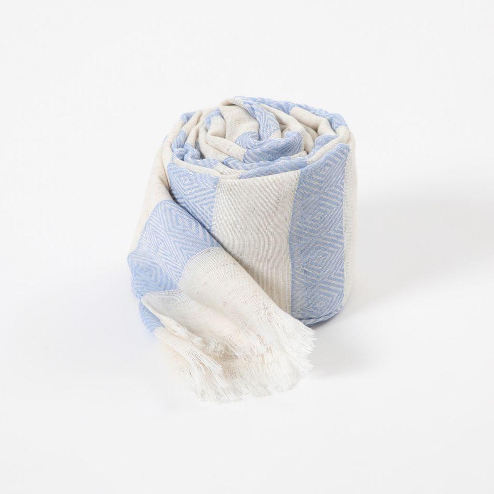 Pañuelo Liso Rodas Celeste Humana-0