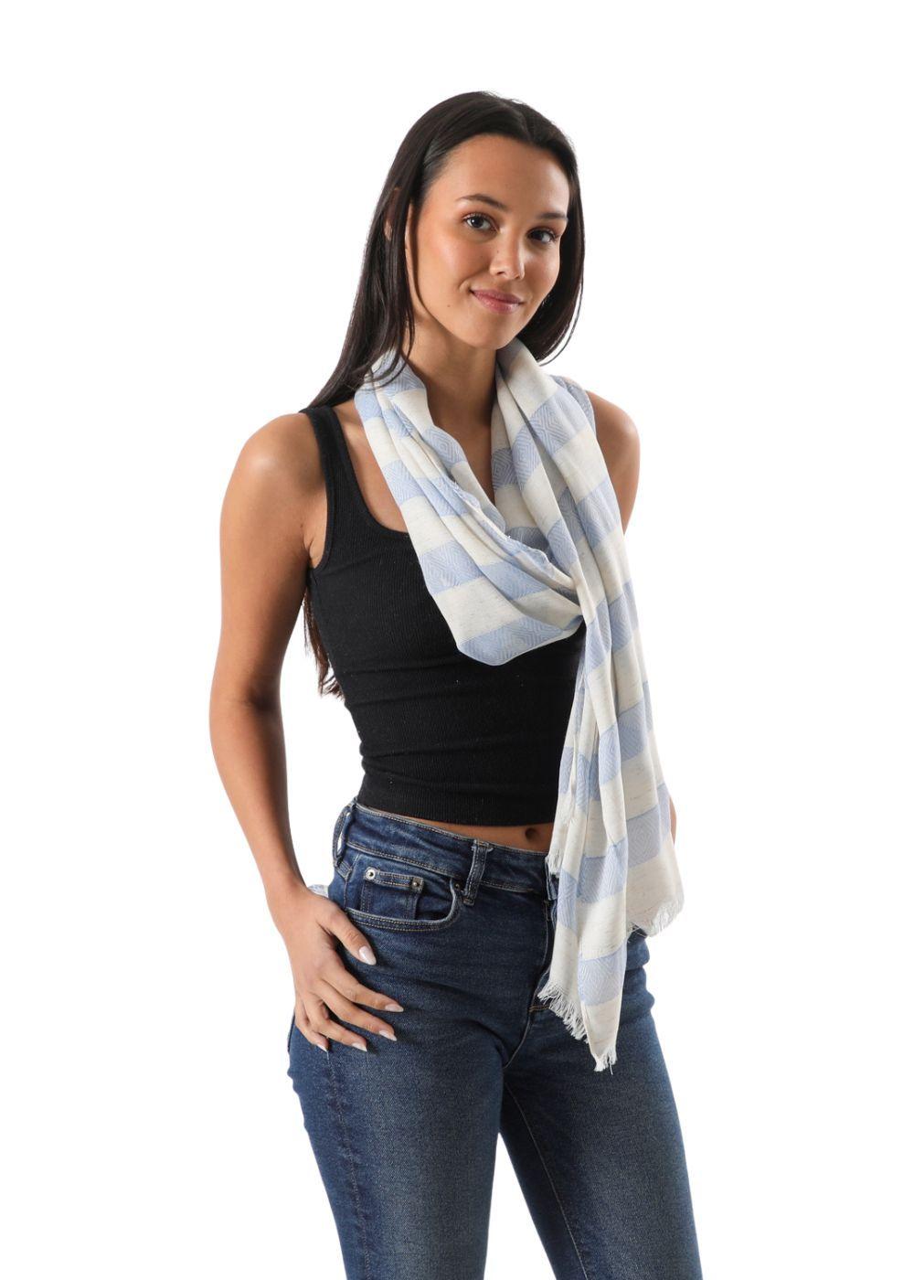 Pañuelo Liso Rodas Celeste Humana-2