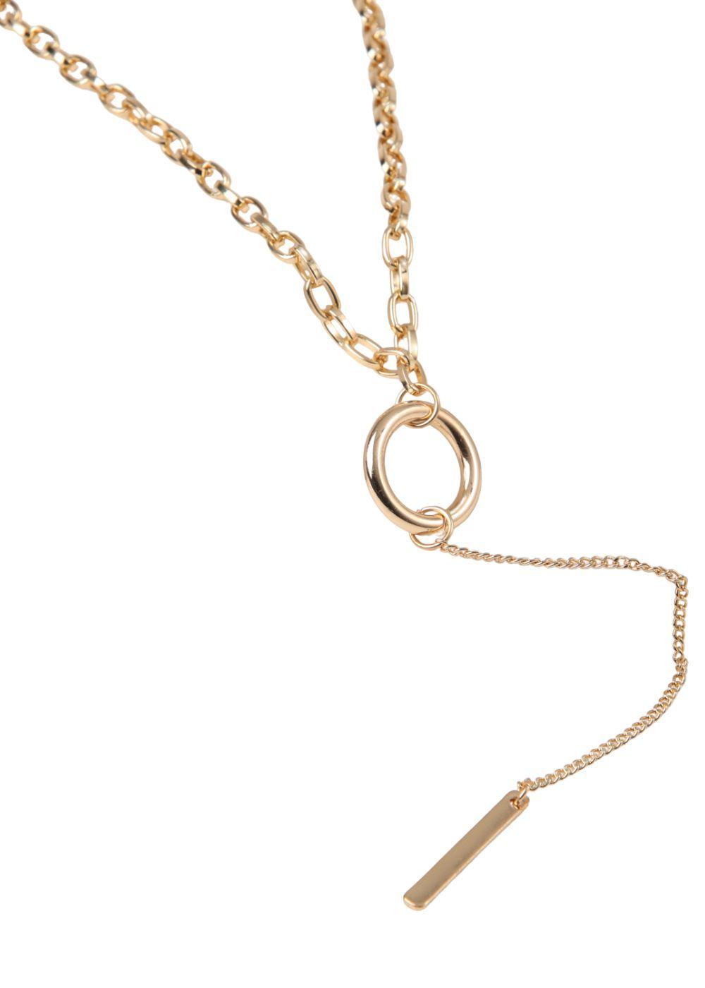 Collar Corto Punchy Paisley 1 Dorado i-D-0