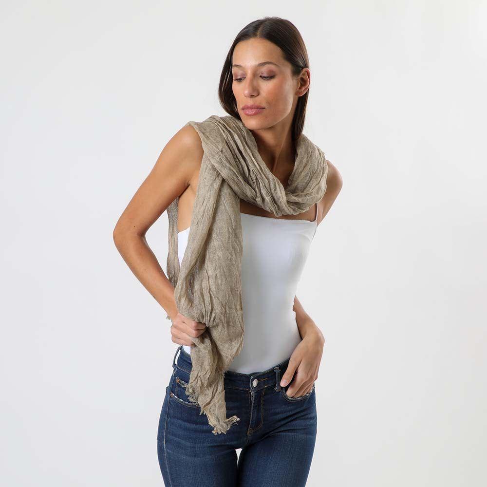 Pañuelo Liso Frap Beige Humana-2