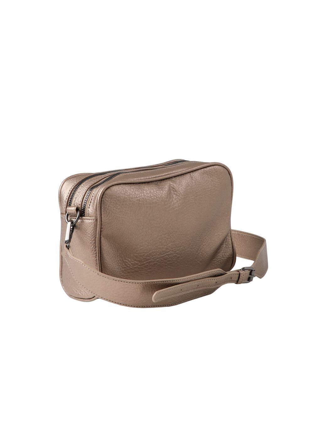 Cartera Bandolera Betsy Ecocuero Bronce Humana-2