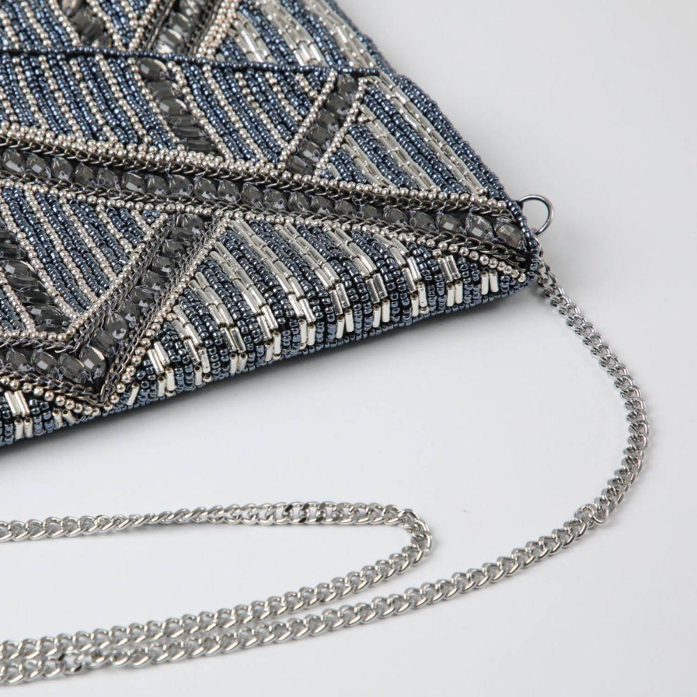 Clutch Milan Plateado Humana-3