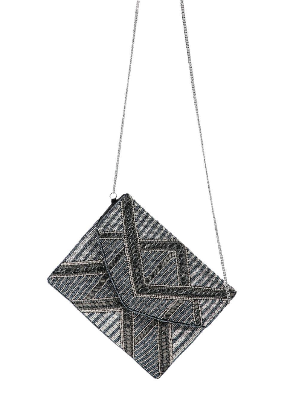Clutch Milan Plateado Humana-1