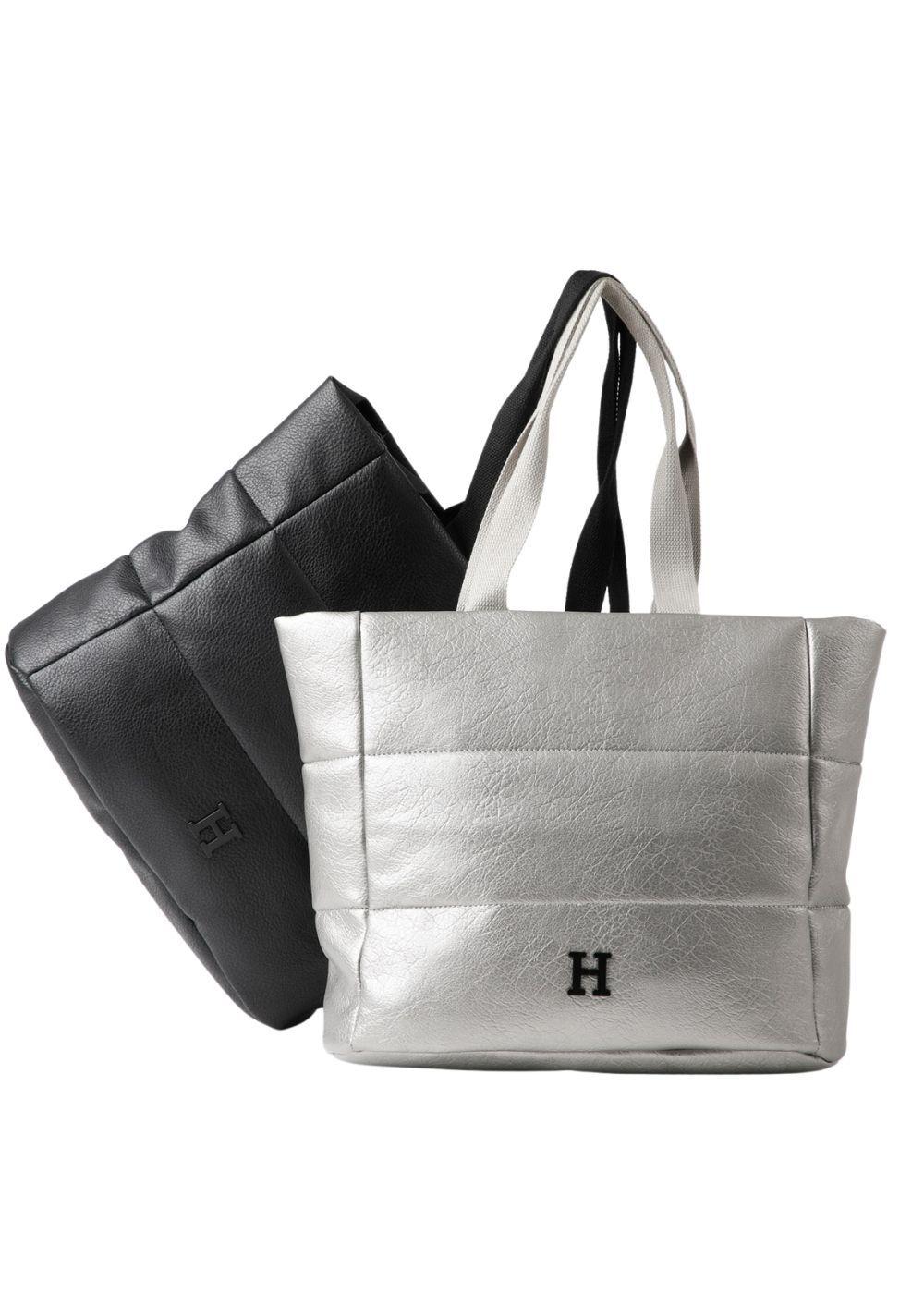 Cartera Hombro Salerno Plateado Humana-1