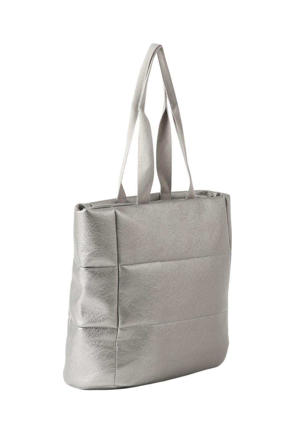 Cartera Hombro Salerno Plateado Humana-2