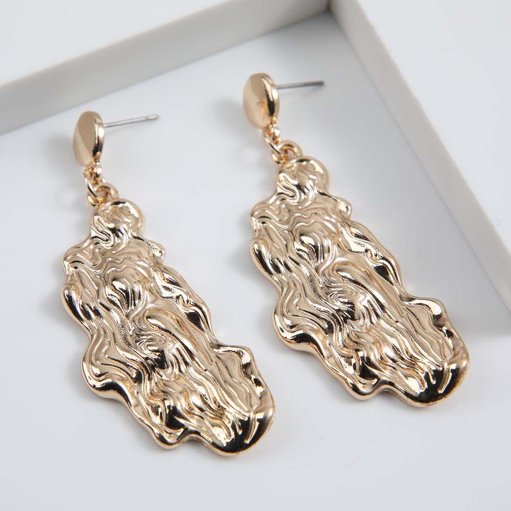 Aros Largo CAroslina Dorado i-D-0