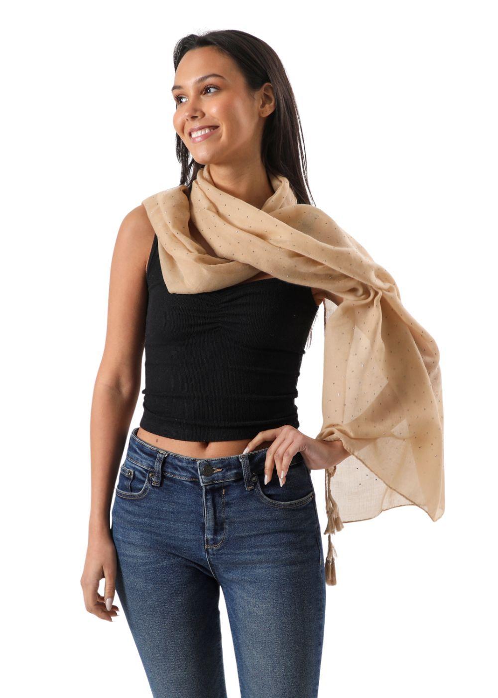 Pañuelo Liso Asturias Beige Humana-2