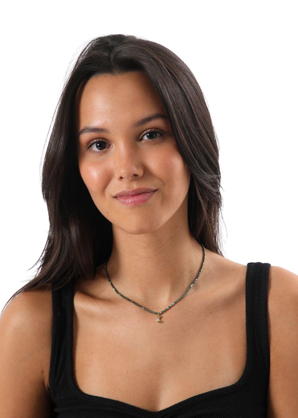 Collar Largo Domeka Negro Humana-2