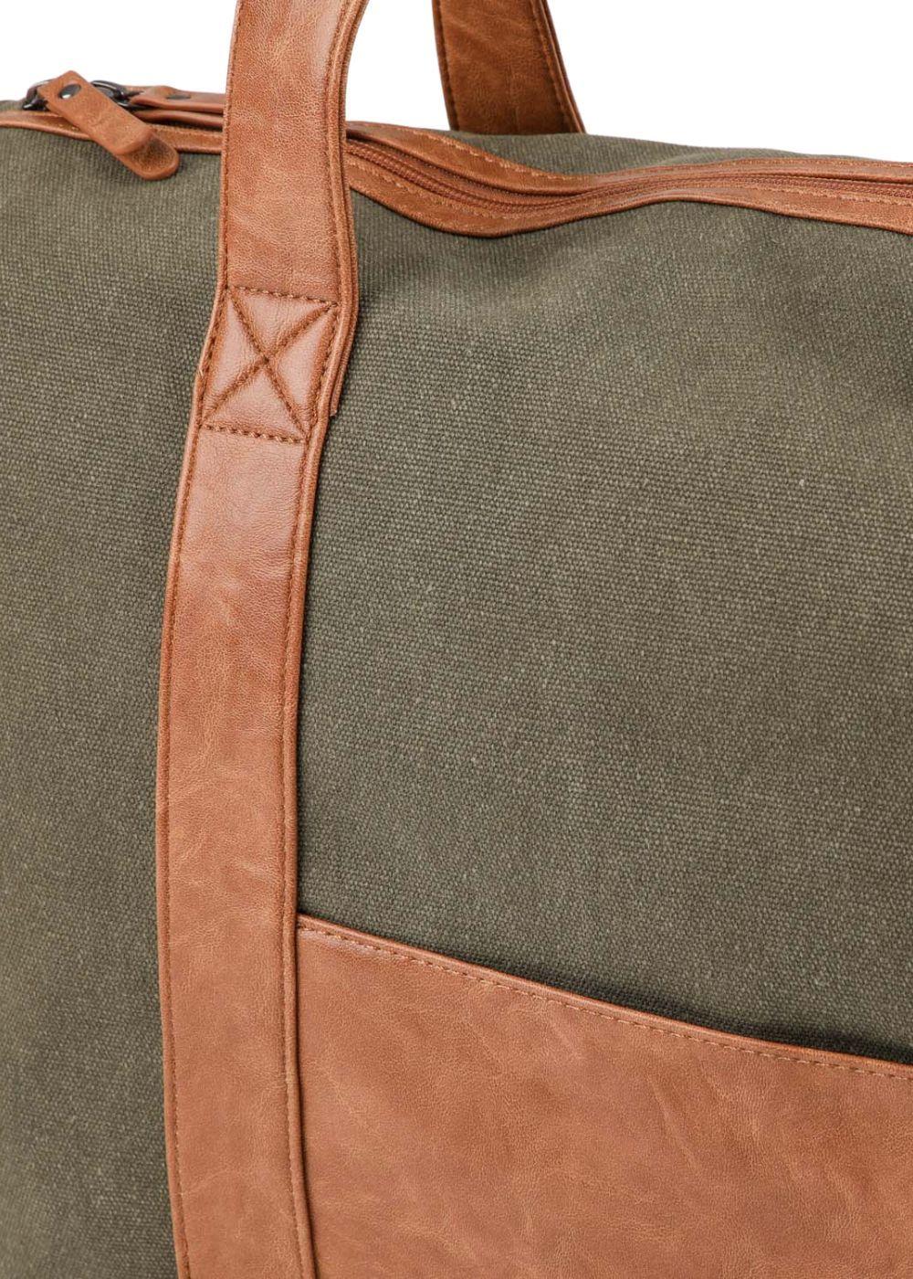 Bolso Otto Canvas Verde Viaje Humana-2