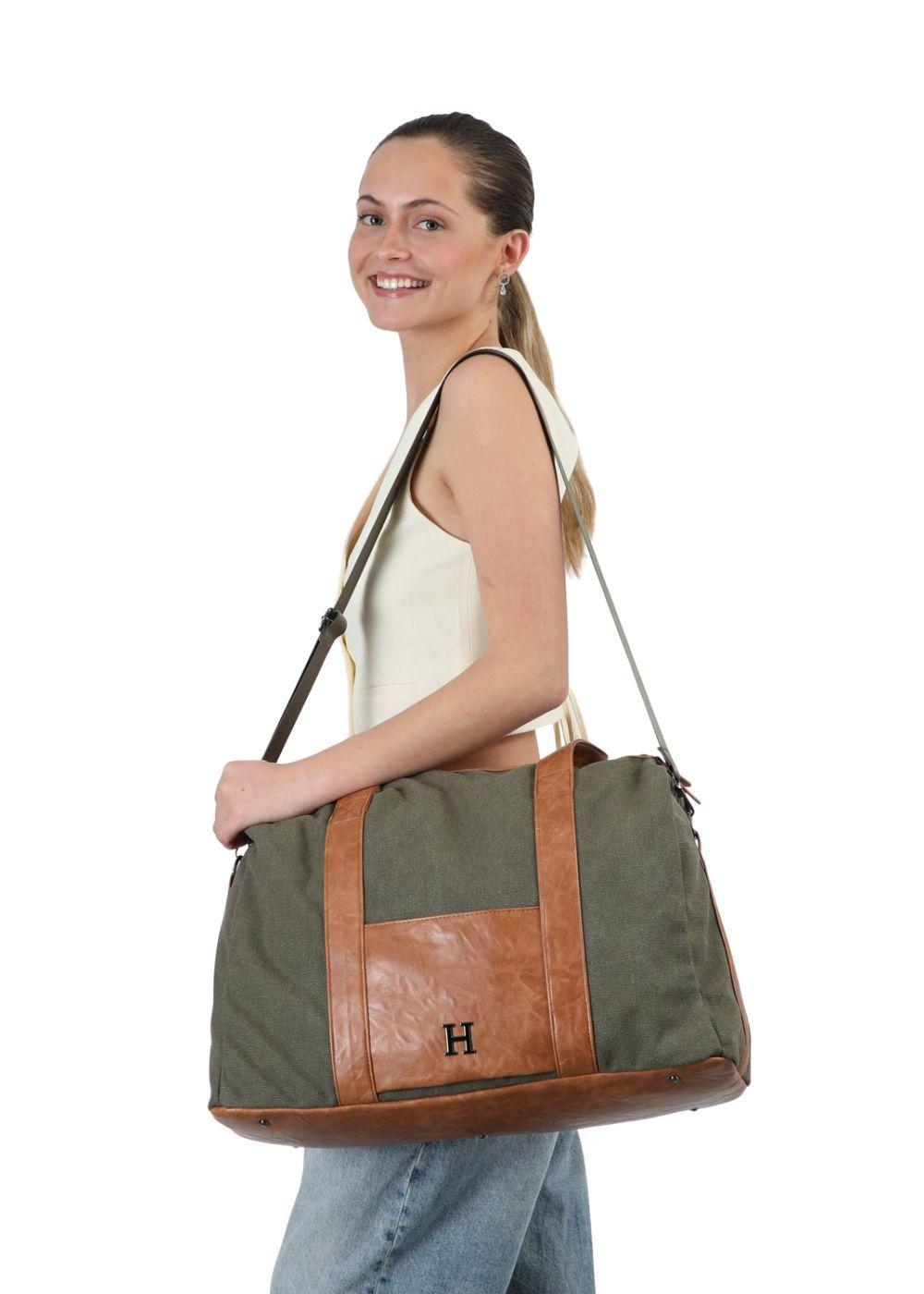 Bolso Otto Canvas Verde Viaje Humana-3