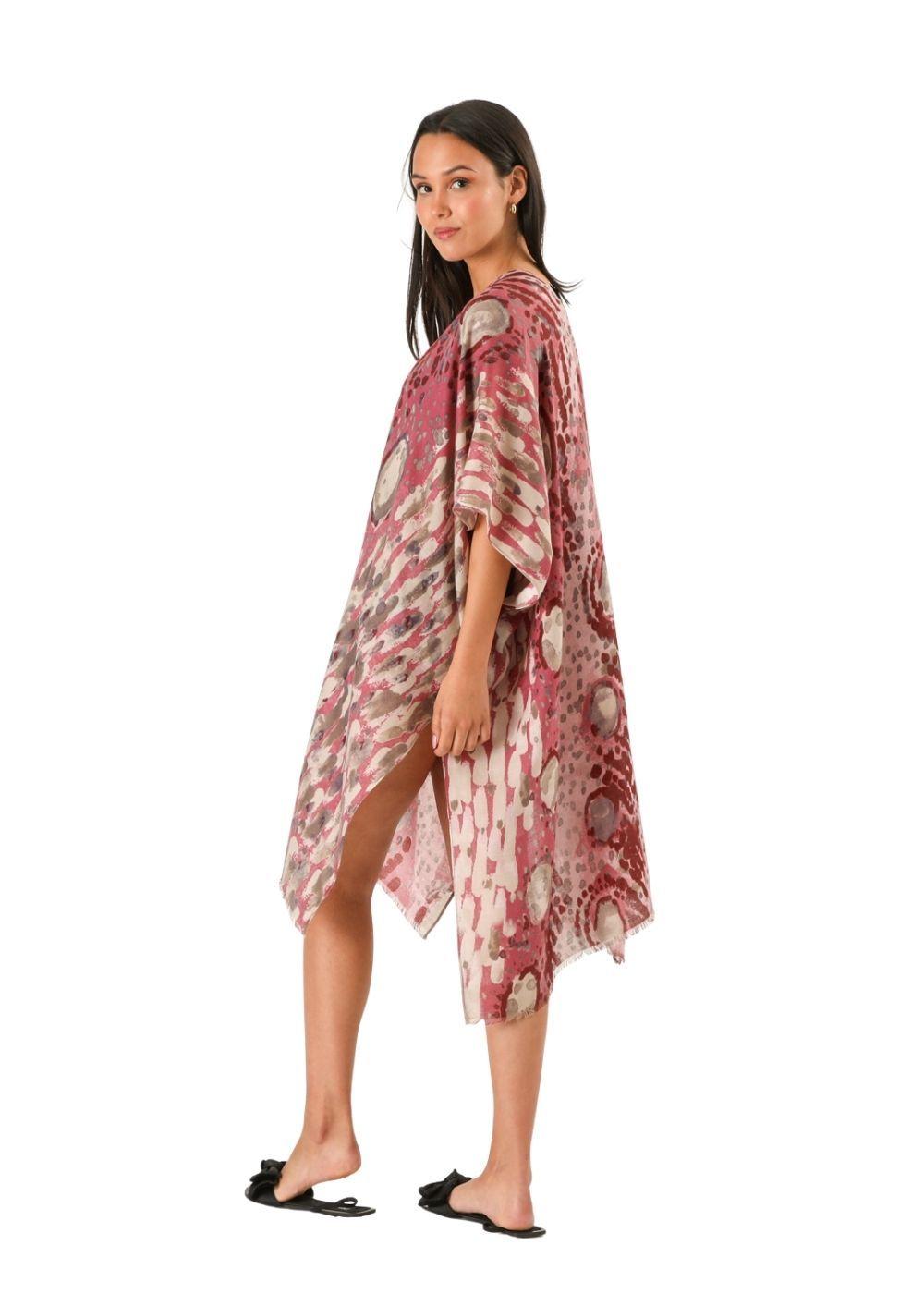 Kimono Abierto Fucsia Id-2