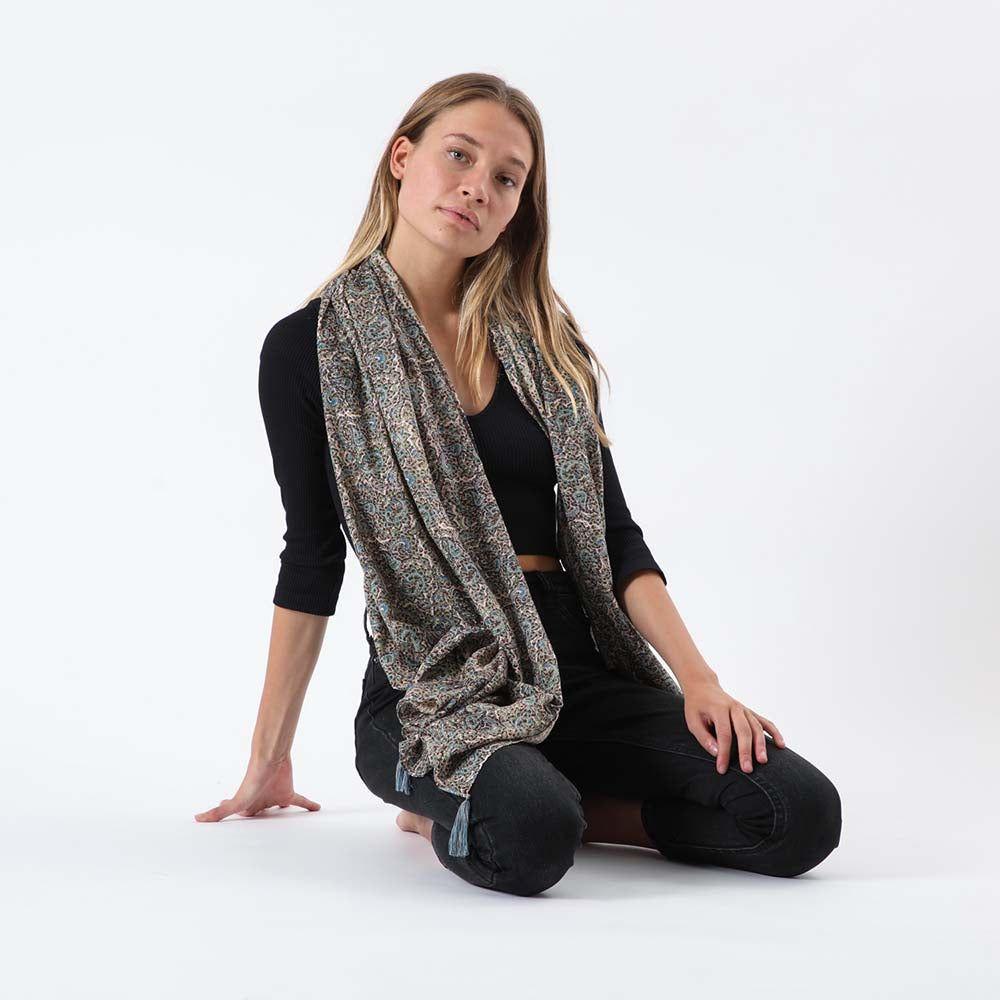 Pañuelo Estampado Lacay Verde i-D-1