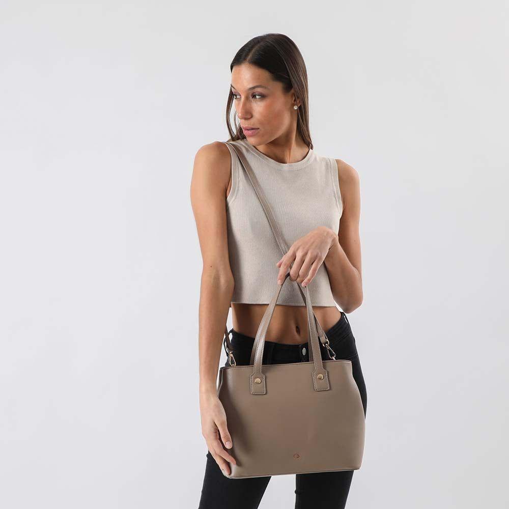 Cartera Hombro Brigitte Beige i-D-3