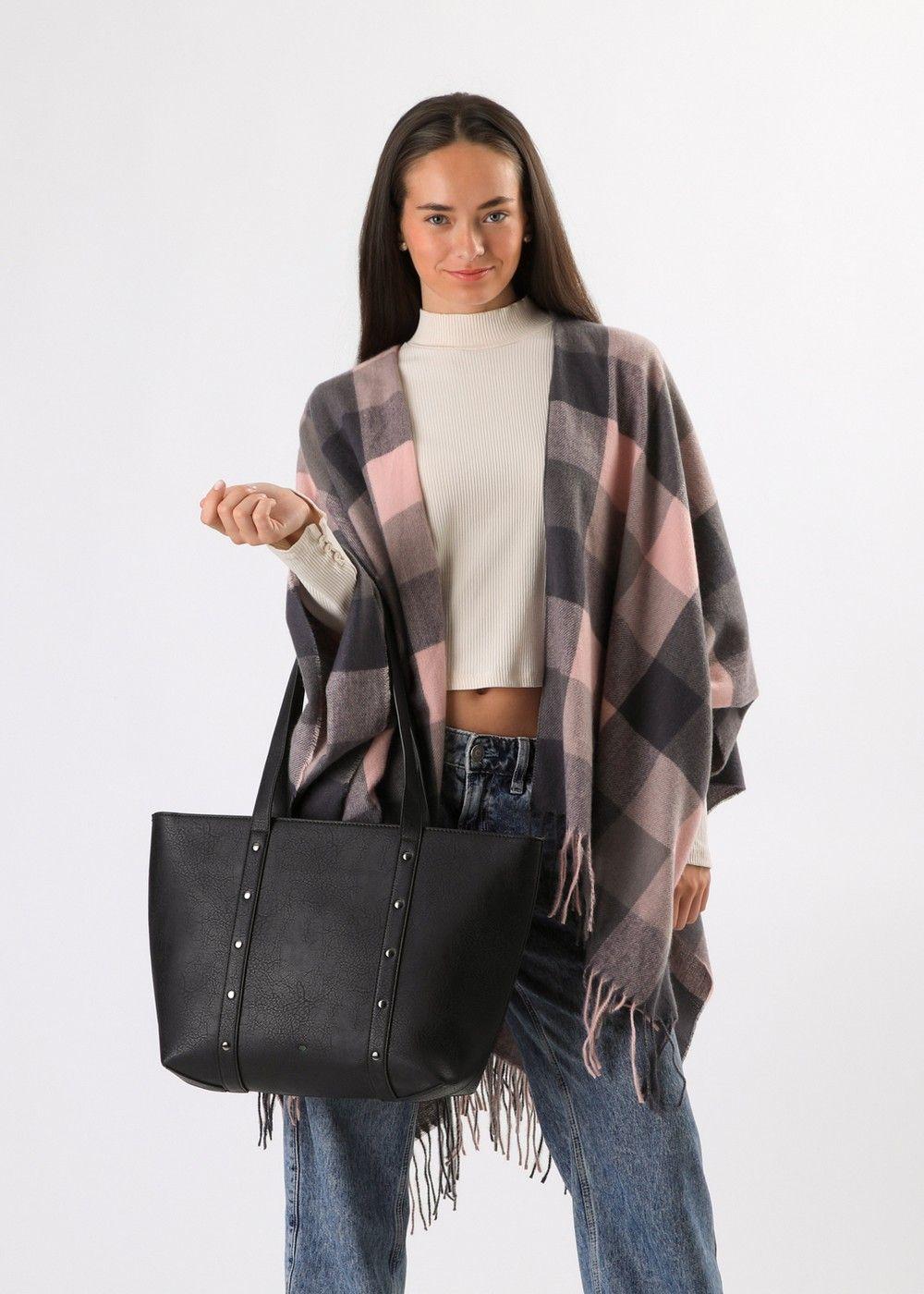 Cartera Tote Lugo Negro I-D-2