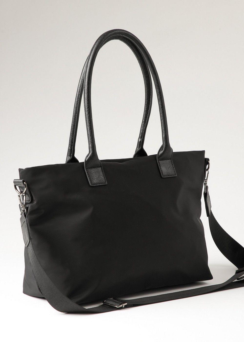 Cartera Tote Cleo Negro Humana-3