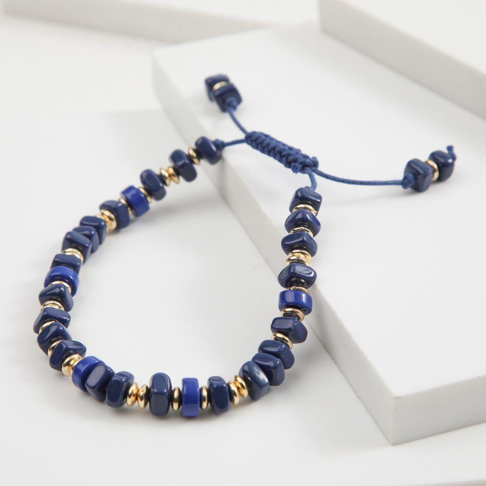 Pulsera Blanda Thread Azul Humana-0
