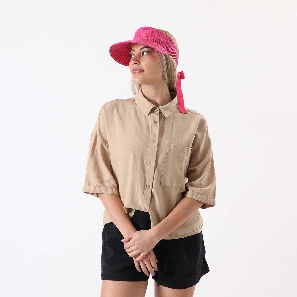 Sombrero Flower Fucsia Humana-2