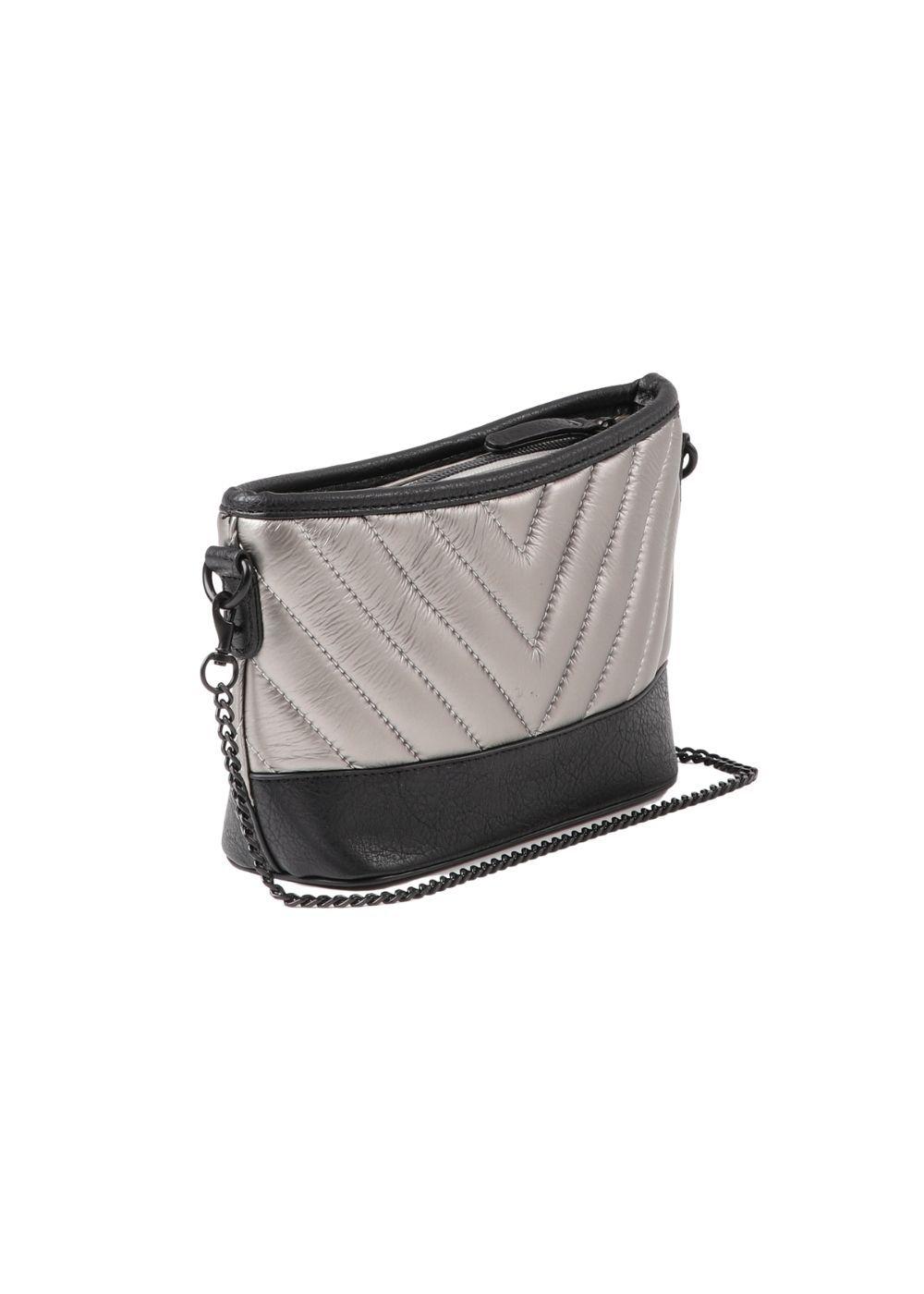 Cartera Mini Bag Adele Plateado Humana-2