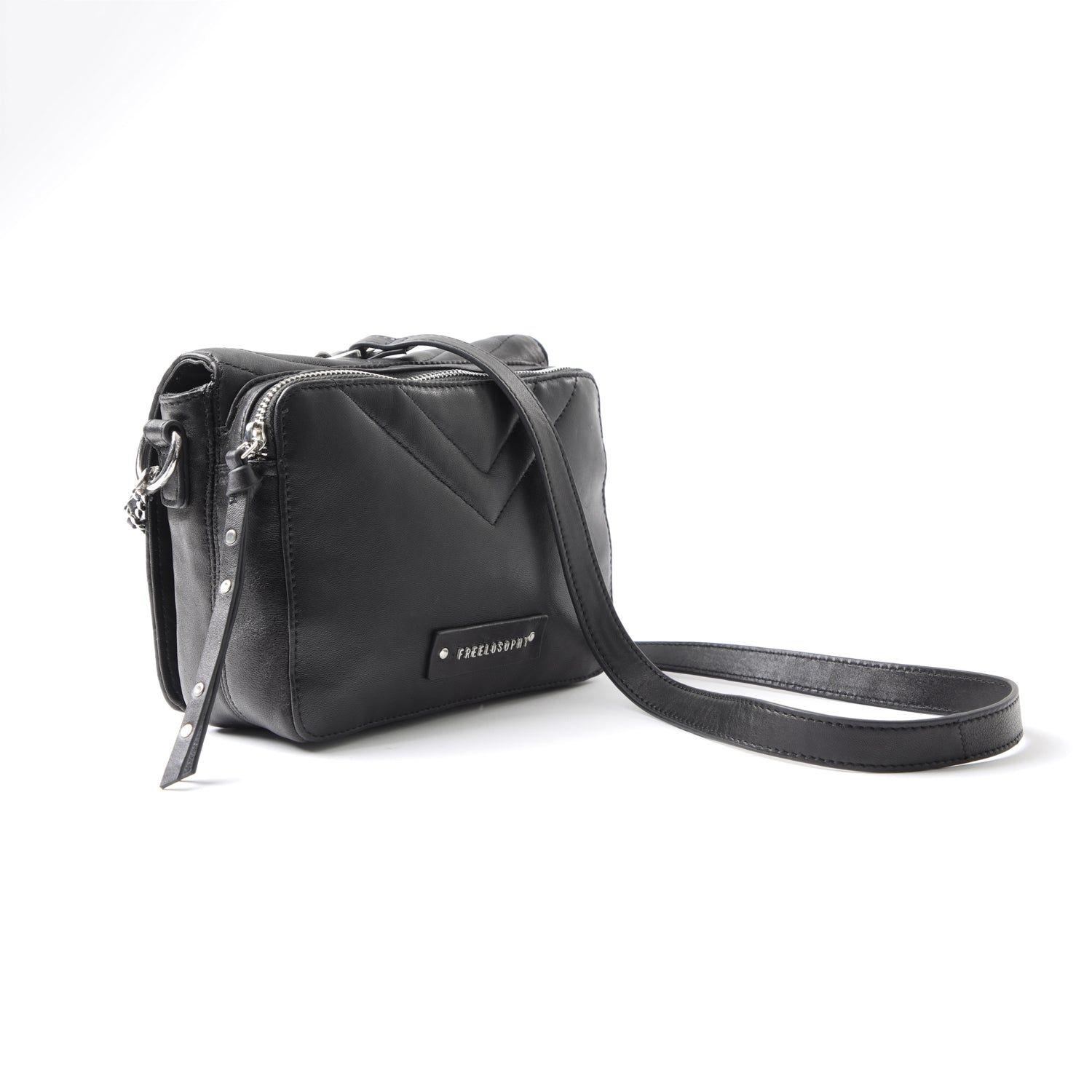 Cartera Cuero Cruzada Milan Black-3