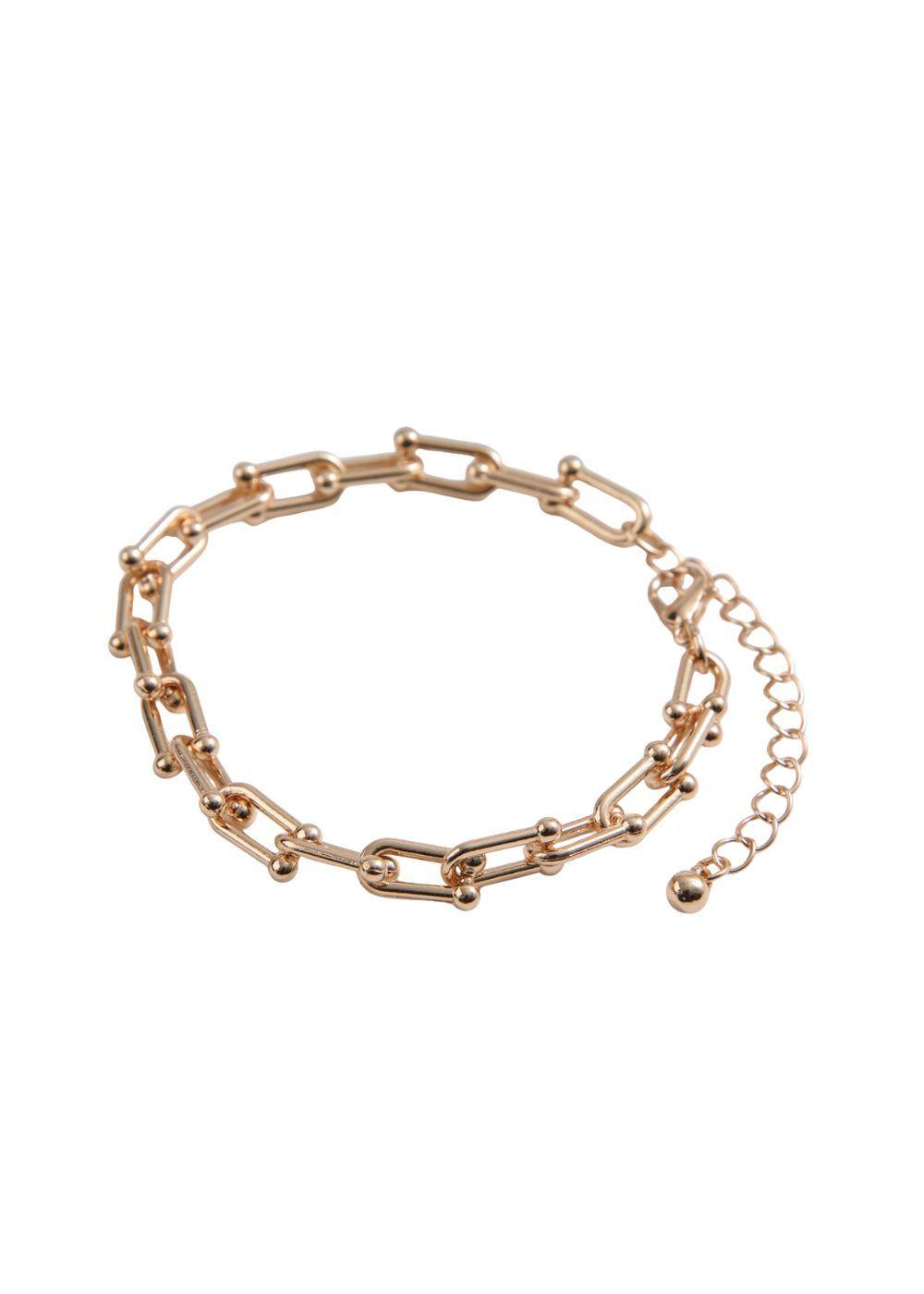 Pulsera Arena Eslabon dorado ID-0
