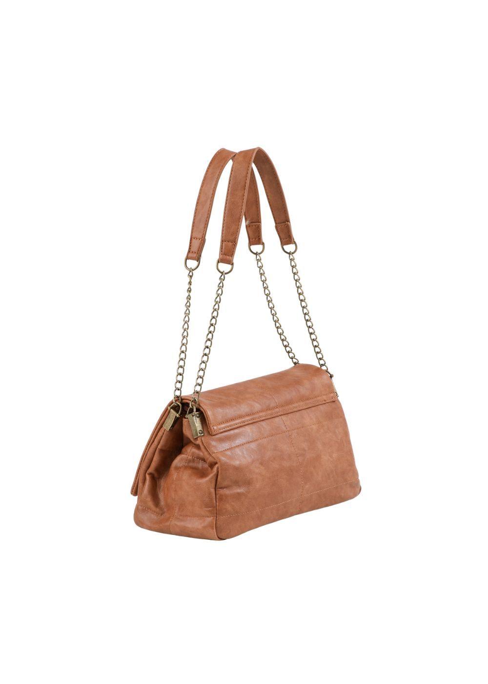 Cartera Bandolera Anika Ecocuero Camel Humana-2