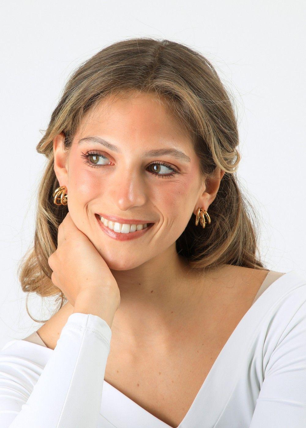 Aros Argollas Ryan Gold Humana-2