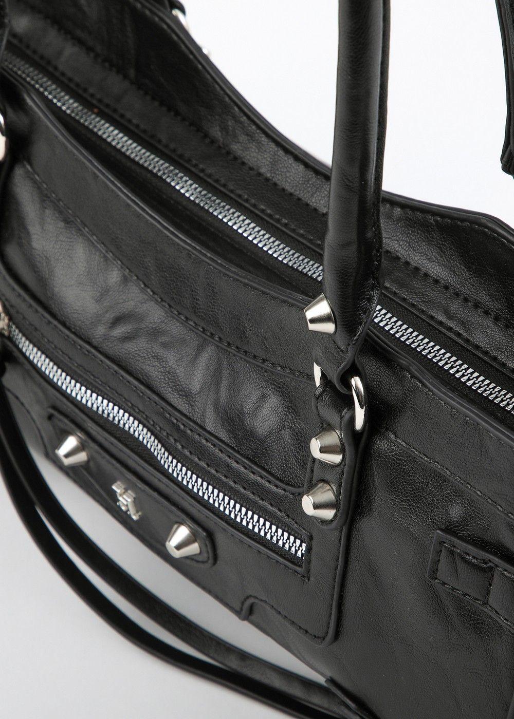 Cartera Hombro Coco Black Humana-3