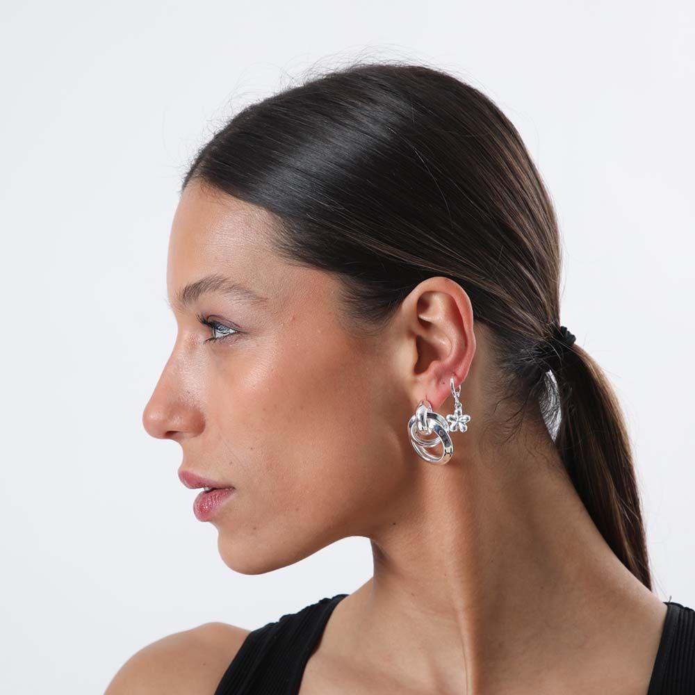 Set Aros Inti Plateados i-D-2